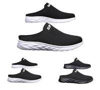 Scarpe in tela da donna estive - Scarpe di sicurezza leggere sneakers suola morbida scarpe comode senza lacci scarpe con maglia espadrillas, slip on scarpe casual espadrillas, bianco, 39 EU