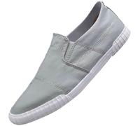 Scarpe in tela da uomo, traspiranti, per il tempo libero, con suola piatta, per il tempo libero, leggere, comode, classiche, per attività all'aperto, fitness, scarpe da ginnastica, verde chiaro, 41 EU