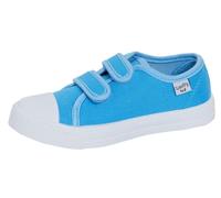 Scarpe in tela per bambini, unisex, facili da allacciare, scarpe casual, Blu denim, 27 EU