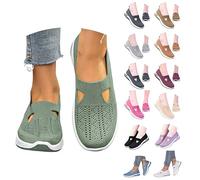 Scarpe in tessuto da donna, scarpe da ginnastica da donna, larghe, traspiranti, comode, leggere, per infermiere, estive, in memory foam, suola morbida, casual, in rete 197