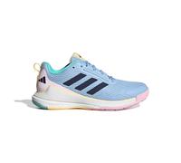 adidas Novaflight 2 Indoor Shoes, Scarpe Sportive Donna, Glow Blue/Shadow Navy/Core Black, 37 1/3 EU