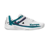 Kempa Wing 2.0 Damen-handballschuhe, Scarpe da Pallamano Donna, Bianco Ciano Viola, 41 EU