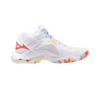 Mizuno Wave Lightning Z8 Mid White/CalypsoCoral/PaleBanana 39 Bianco
