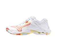 Scarpe indoor da donna Mizuno Wave Lightning Z8 W White/Calypso Coral/Pale Banan EUR 39