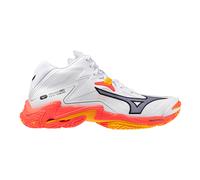Mizuno Wave Lightning Z8 Mid White/FieryCoral2/Citrus 44 Bianco
