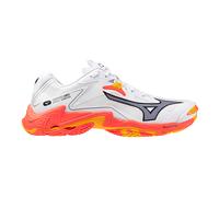 Mizuno WAVE LIGHTNING Z8 Scarpe da pallavolo Bianco/Fiery Coral 2/Citrus Donna/Uomo Taglia41