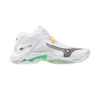 Mizuno Wave Lightning Z8 Mid White/Black/FrozenEmerald 43 Bianco