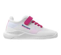 Kempa Kourtfly Kids, Scarpe da Pallamano, Bianco Ciano Viola, 30 EU