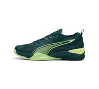 PUMA Eliminate Nitro 4, Scarpe da Ginnastica per Ambienti Interni Unisex-Adulto, Luce frizzante Verde del Terreno, 42 EU