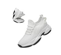 Scarpe interne per aumentare l'altezza, scarpe per uomini e donne, scarpe da ginnastica invisibili per aumentare l'altezza, Bianco 10,2 cm, 6.5/16.5 UK Wide