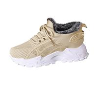 Scarpe invernali calde da donna, imbottite, antiscivolo, per attività all'aria aperta, per l'autunno, alla caviglia, leggere, con lacci, b, 36 EU