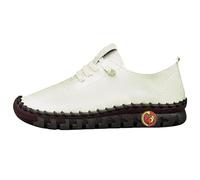 Scarpe invernali da donna 38 eleganti, colore nero, da donna, con lacci, per il tempo libero, calde, invernali, comode, per il tempo libero, leggere, stivaletti piatti, beige., 39 EU