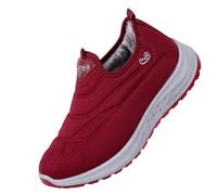 Scarpe invernali da donna, stivali da neve, impermeabili, foderati, suola morbida, comode, leggere, per il tempo libero, senza lacci, scarpe da donna, slip-on, versatili, per sport all'aria aperta