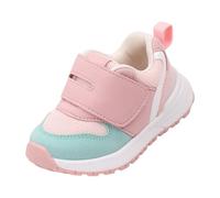 Scarpe invernali per bambini, 28, casual, in rete, morbide, traspiranti, per sport, Colore: rosso, 21 EU