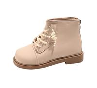 Scarpe invernali per bambini 32 Water Proof Flat Keep Warm Snow Boots Comfortable Shoes Stivali in gomma per bambini, bianco, 24 EU