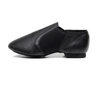 Scarpe Jazz Slip-on Similpelle - per Ballo, Ideali per Bambini Piccoli e Grandi, comode e Flessibili, Look Professionale per esibizioni
