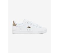 Scarpe Lacoste Carnaby Set Leather bianco oro donna - 38