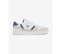 Scarpe Lacoste T-Clip Set Leather colore bianco beige blu navy - 41
