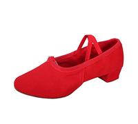 Scarpe Latino Americano Donna Professionale Salsa Danza Pratica Prestazioni Scarpe Valzer Bachata Danze al Coperto per Le Donne Scarpe Latine Regolabili Pole Dance Ballroom da Sposa