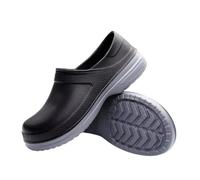 Scarpe Lavoro Cucina, Scarpe da Cucina Comode E Antiscivolo Resistenti All'olio Taglie Forti per Uomo da Cucina, Stivali Lavoro Ideali per Ristoranti Impermeabili alla Moda, per Cucina(Black,44 EU)