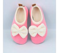 Scarpe leggere e calde con pelliccia larga per bambini ragazze e ragazzi, scarpe morbide e antiscivolo per camminare comodamente dentro e fuori casa in autunno e inverno EUR21-22,EUR23-24,EUR25-26,EUR