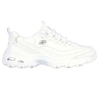 Scarpe lifestyle skechers d lites fresh start bianche argento da donna