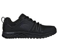 Skechers Scarpe da Escursionismo Escape Plan 51591 Schiuma Memory Nero Pelle/Mesh 46 EU