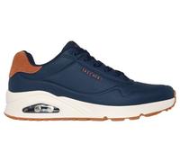 Scarpe lifestyle skechers uno suited on air blu navy da uomo
