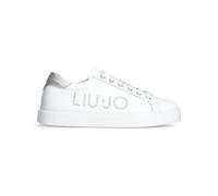 Scarpe Liu Jo Iris 11 Sneaker Casual Pelle Bianco/Argento
