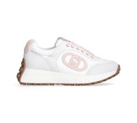 LIU. JO Sneakers Donna Bianche e Grigie con Lacci di Colore Rosa