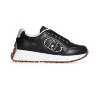Scarpe Liu Jo Lolo 17 Sneakers Casual Donna Pelle Nero