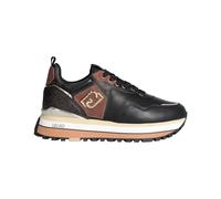 Scarpe Liu Jo Maxi Wonder 01 Sneaker Casual Donna Pelle Nero