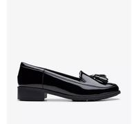 Scarpe Loafer Nere Clarks Havisham Edge Fitting Larga Per Donne