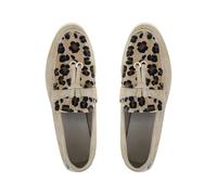 Scarpe Loafers Con Motivo Leopardo - Scarpe da Barca Donna Scarpe Senza Lacci Sneaker Casual Scarpe Piattaforma Scarpe Escursionismo Scarpe All'aperto Scarpe Comode Espadrillas, cachi., 37 EU
