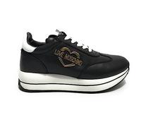 Scarpe Love Moschino sneaker in pelle nero D24MO06 JA15074 37