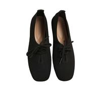 Scarpe Mary Jane Donna Basse Velluto Comode Scarpe da Donna Vintage Casual Loafers Donna Eleganti Nero Antiche Pechino Scarpe Basse Donna Cinese Tai Chi Scarpe