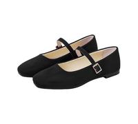 Scarpe Mary Jane Donna Eleganti Ballerine A Punta Donna | Materiale in Semplice Microfibra Opaca Sviluppate per Camminate in Tempo Libero da Sfruttare in Diverse Occasioni Fuori