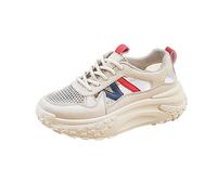 Scarpe Memory Foam Donna Ginnastica Scarpe da Tennis Donna Sneakers Robuste per Donne E Ragazze,Estive da Passeggio con Suola Spessa 2 Pollici,Comode E Leggere Casual Comode Fitness Shoes Sport