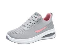 Scarpe Memory Foam Donna Sneakers Donna Estive Eleganti Ortopediche Scarpe da Ginnastica Traspiranti Anatomiche Pianta Larga Sportive Sneaker Minimaliste Antiscivolo Sneakers Platform Grigio 40