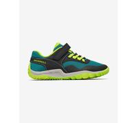 Merrell Trail Glove 7 A/C Sneaker, Nero/Teal/Lime, 39 EU, Nero verde acqua lime, 38 EU