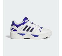 adidas MIDCITY Low Shoes, Scarpe da Basket Unisex-Bambini, Core White/Semi Lucid Blue/Core Black, 35 1/2 EU
