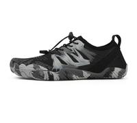 Scarpe Minimaliste da uomo donna Barefoot Shoes Scarpe a piedi nudi antiscivolo Barefoot Scarpa da trail Scarpa da trekking per suola Zero Drop, Nero 4, 37 EU
