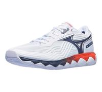 Scarpe da tennis da uomo Mizuno Wave Enforce Tour 2 AC - white/insignia blue/orange - Bianco (45)