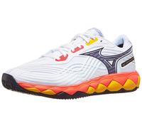 Scarpe Mizuno Wave Enforce Tour 2 Bianco/Blu/Coral Uomo - TERRA BATTUTA
