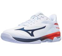 Scarpe Mizuno Wave Exceed Court Bianco/Blu/Arancione Uomo - TUTTE LE SUPERFICI