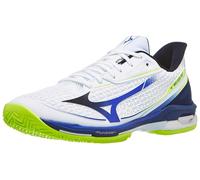 Scarpe Mizuno Wave Exceed Tour 7 Bianco/Blu Uomo - TERRA BATTUTA