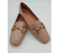 Scarpe moda donna ragazza mocassini mocassino bassi khaki beige dal 37 al 41