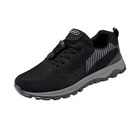 Scarpe Moda E Sport Uomo Basket Uomo Scarpe Da Corsa Uomini Basket Running Uomo Slip on Confortevole Palestra Moda Sport All'aperto Jogging Scarpa, Colore: nero, 43 EU