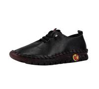 Scarpe morbide da donna in tessuto traspirante Go Walking Slip Shoes Arch Support Slip in Sneakers Donna Inverno Scarpe Casual, Nero , 41.5 EU