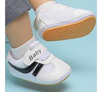 Scarpe morbide e casual con suola in gomma per neonati e bambini, adatte per camminare dentro e fuori, primavera/autunno, 0-1 anni CN10-11,CN12-13,CN14-15Blocchi di colore,Lettere